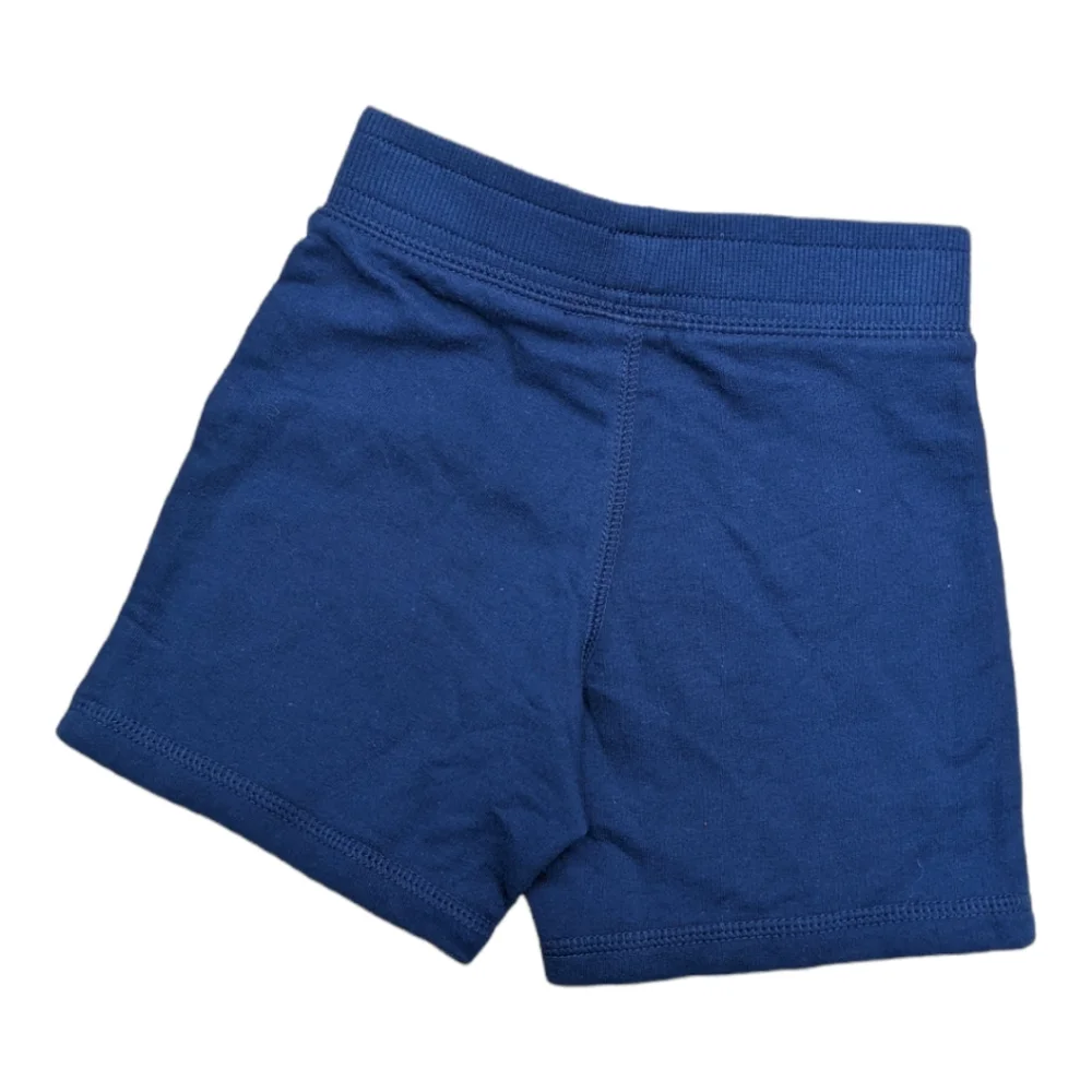 Crazy 8 boys 12-18m Faux Drawstring Blue Cotton Short
